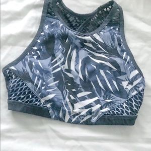 Tone It Up x Bandier Royal Palm High Neck Bra